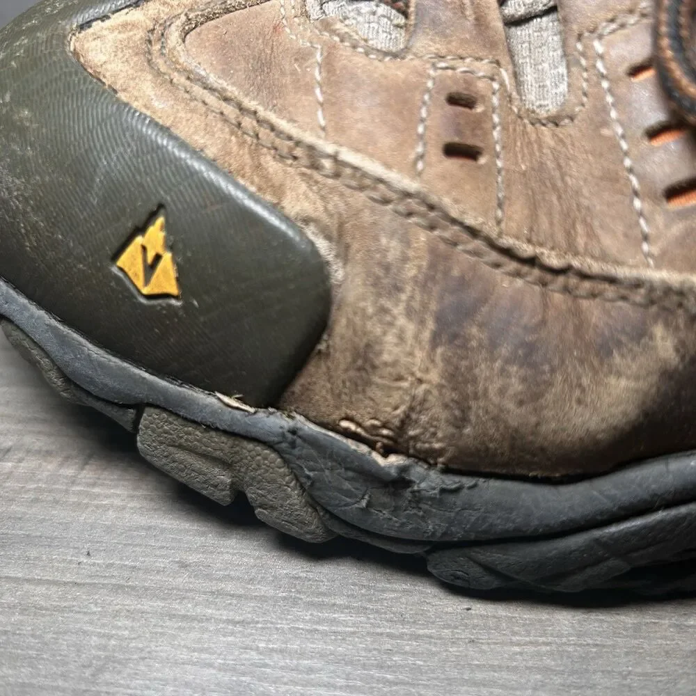 Vasque Scree 2.0 Mid Vibram Mens Size 9.5M Waterproof Hiking Boots Brown Leather